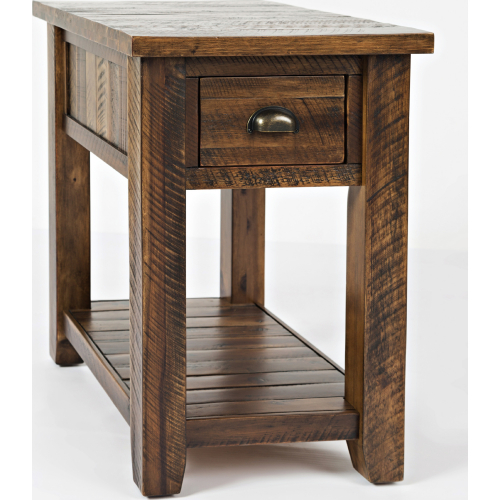 Artisan's Craft Chair Side End Table in Dakota Oak